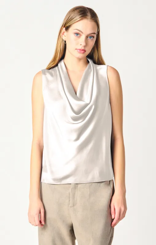 Drapeneck Blouse | Pearl made by Bella Chic
