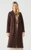 Shawl Collar Open Jacket | Chocolate Brown sold by Bella Chic