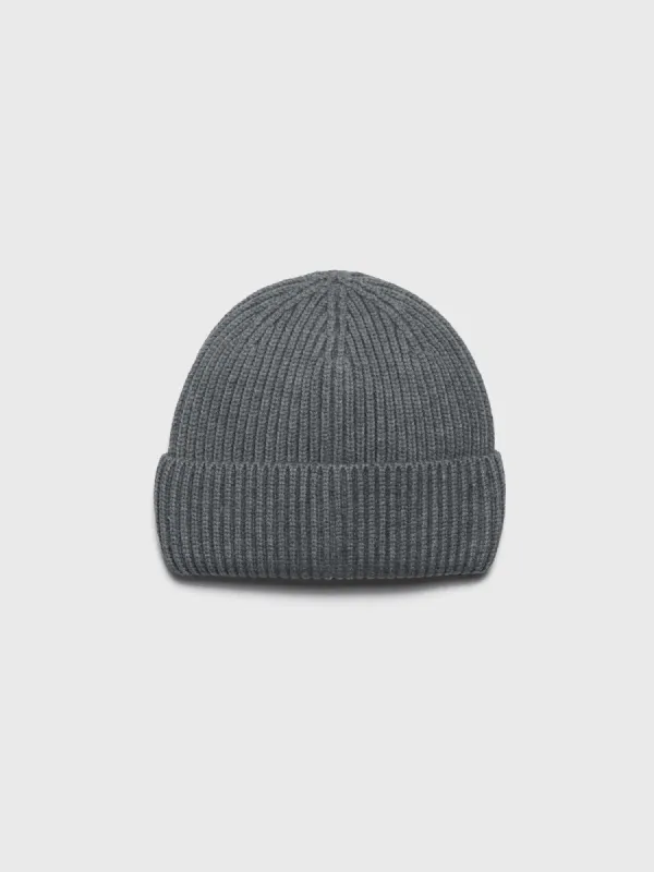 Mayflower Fisherman Beanie | Grey sold by Bella Chic