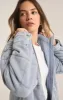 Bonfire Knit Denim Jacket | Washed Indigo sold by Bella Chic