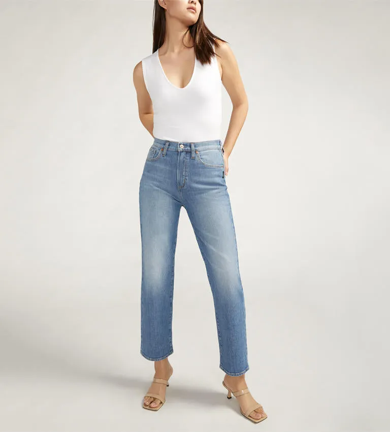 Highly Desirable Straight Jean | Indigo sold by Bella Chic