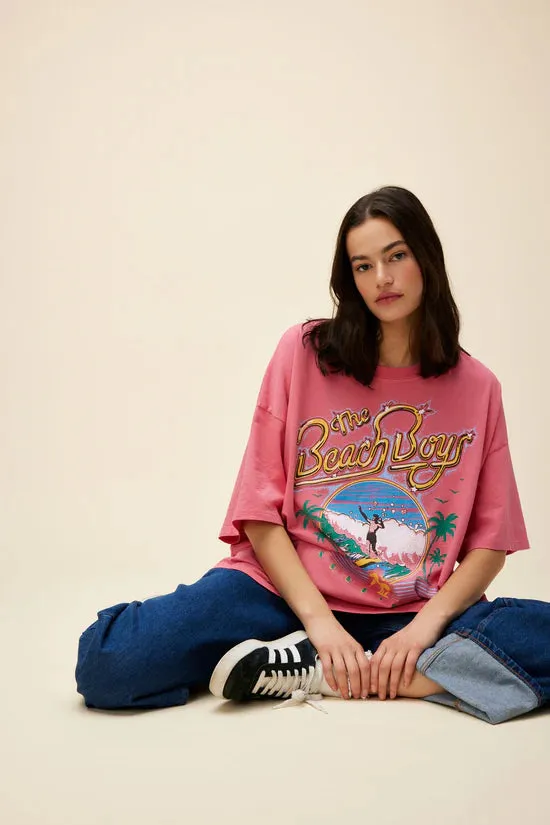 The Beach Boys Surfs Up OS Tee | Rose Water sold by Bella Chic product image thumbnail 3