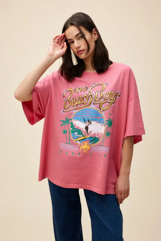 The Beach Boys Surfs Up OS Tee | Rose Water sold by Bella Chic