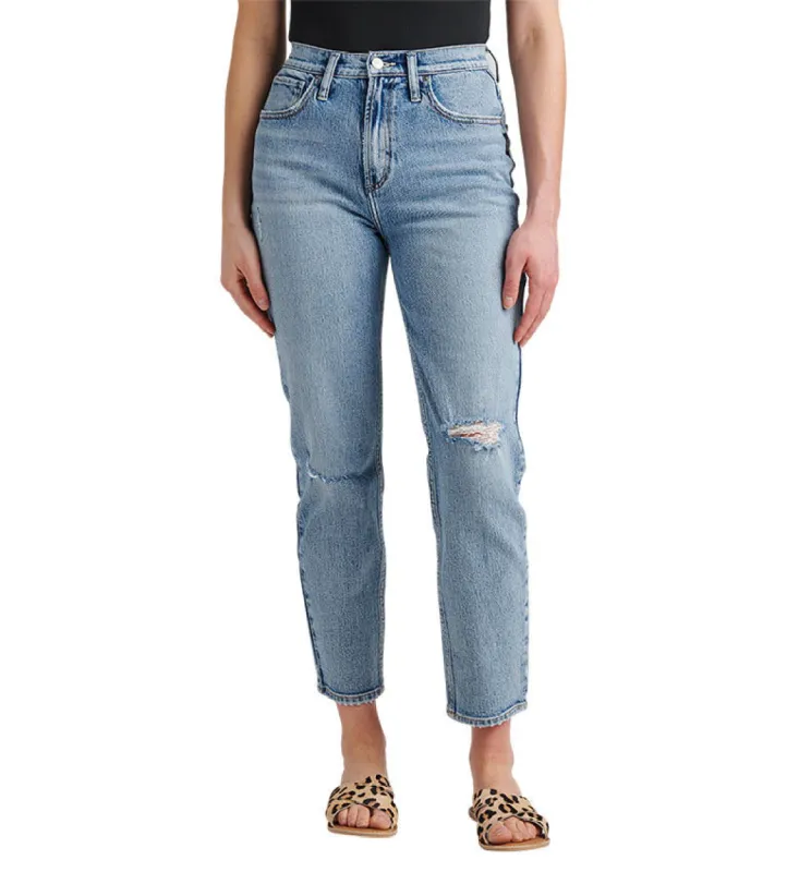 Highly Desirable Slim Straight Jean | Indigo sold by Bella Chic