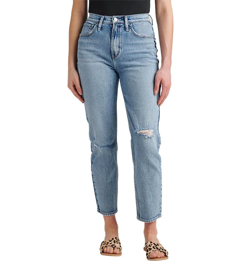 Highly Desirable Slim Straight Jean | Indigo sold by Bella Chic