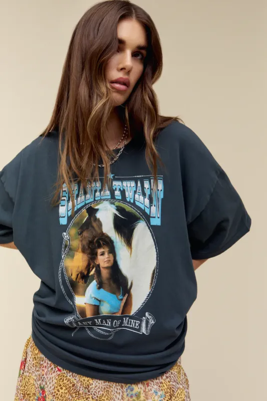 Shania Twain 'Any Man Of Mine Tee' sold by Bella Chic