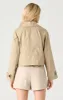 Cropped Trench Coat | Beige sold by Bella Chic