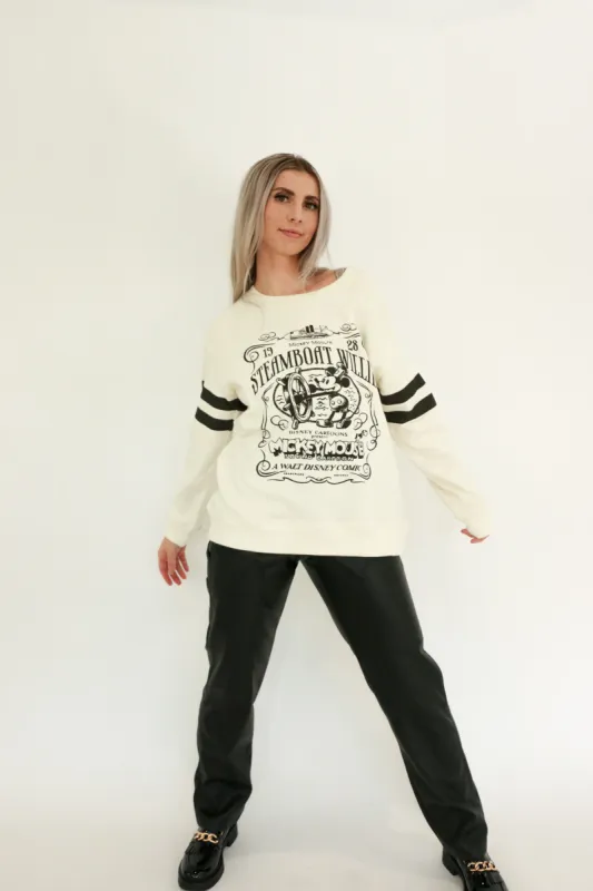 Disney Steamboat Willie Pullover sold by Bella Chic