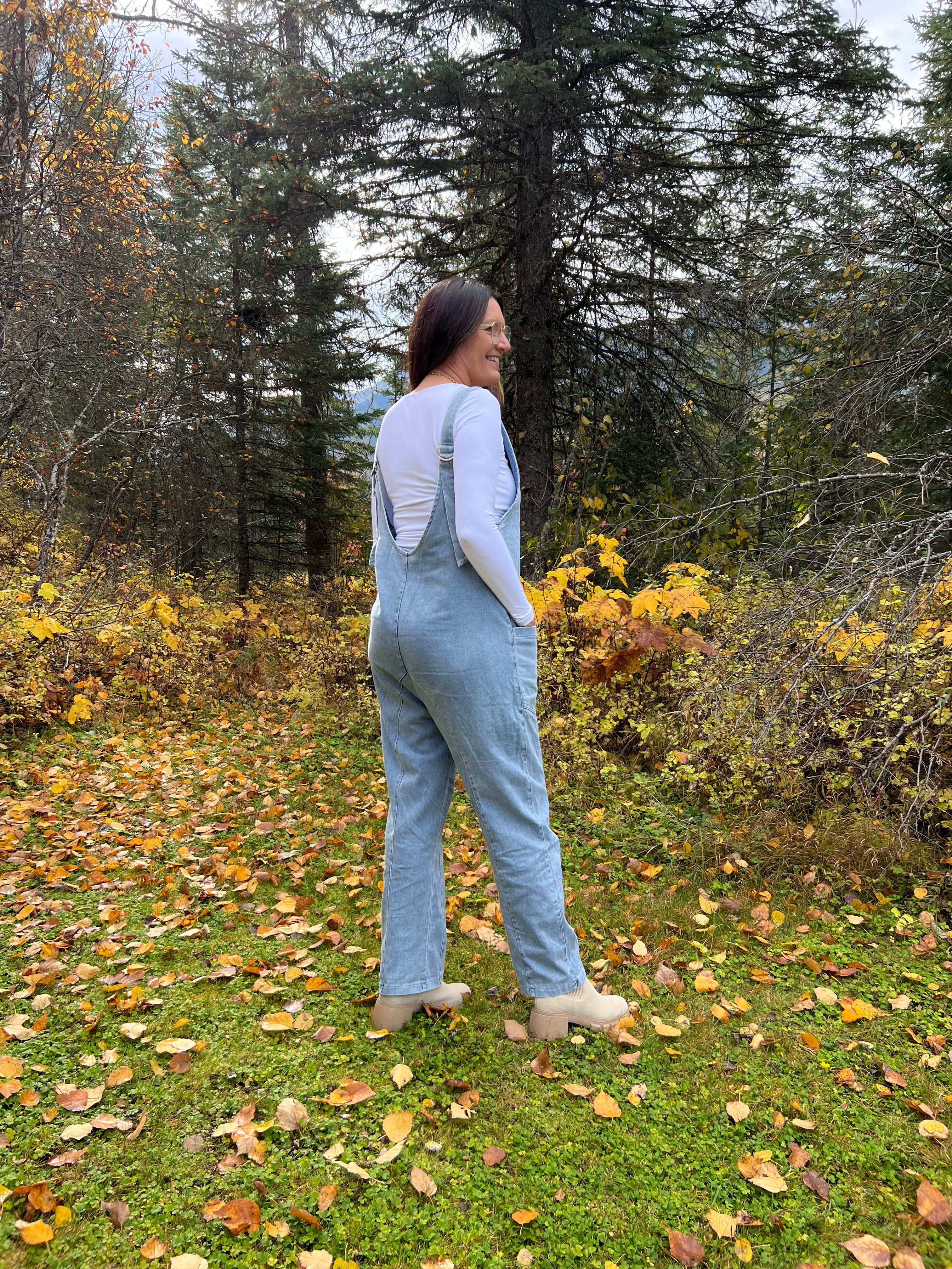 Denim Jumpsuit | Light Blue sold by Bella Chic product image thumbnail 4
