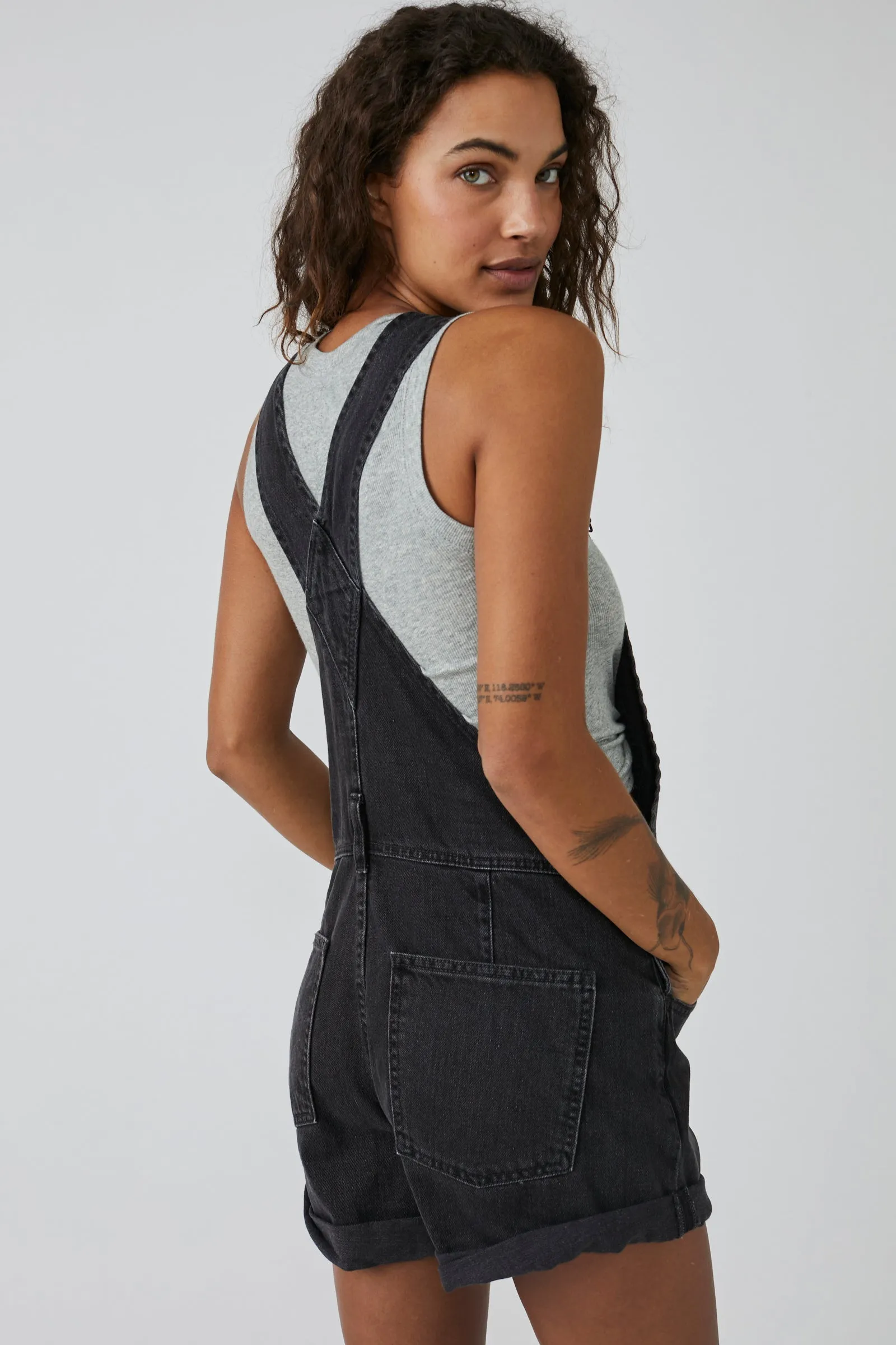 Ziggy Shortalls | Mineral Black sold by Bella Chic product image thumbnail 3