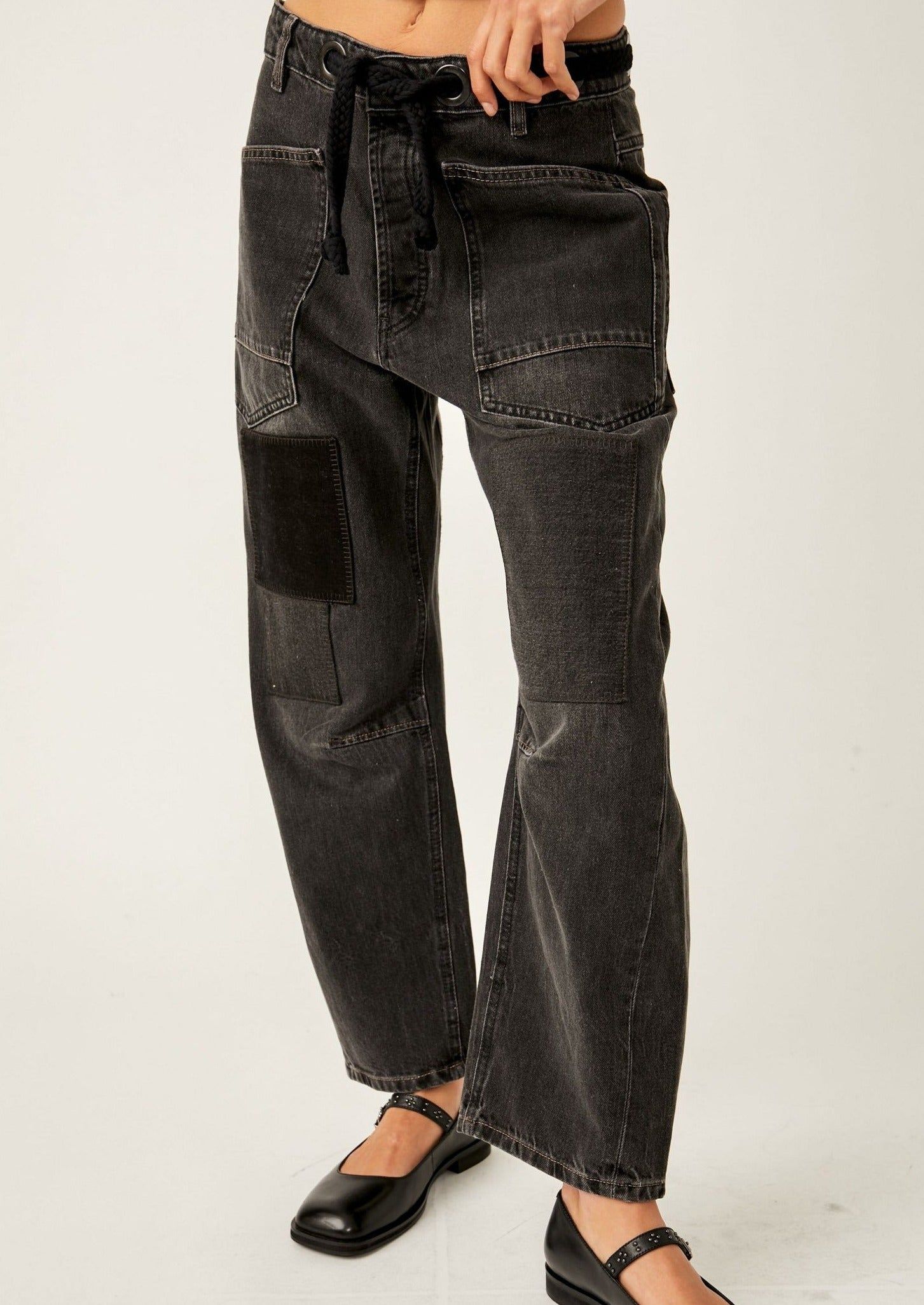 Moxie Low Slung Pull On Jeans | Night Hawk sold by Bella Chic product image thumbnail 5
