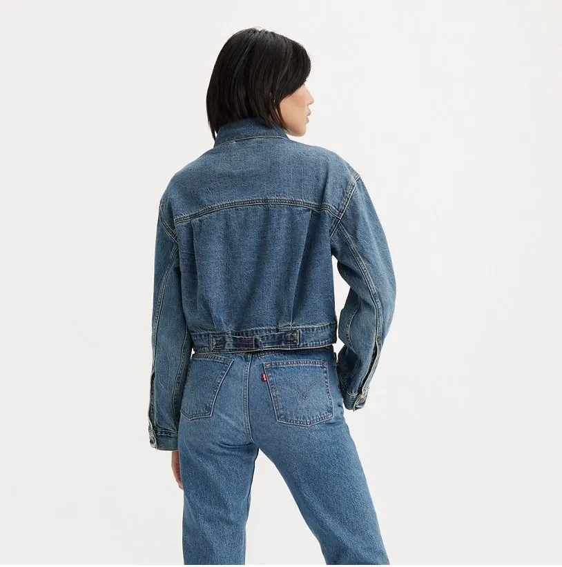 Tailored 90s Trucker | Missed My Flight sold by Bella Chic product image thumbnail 2