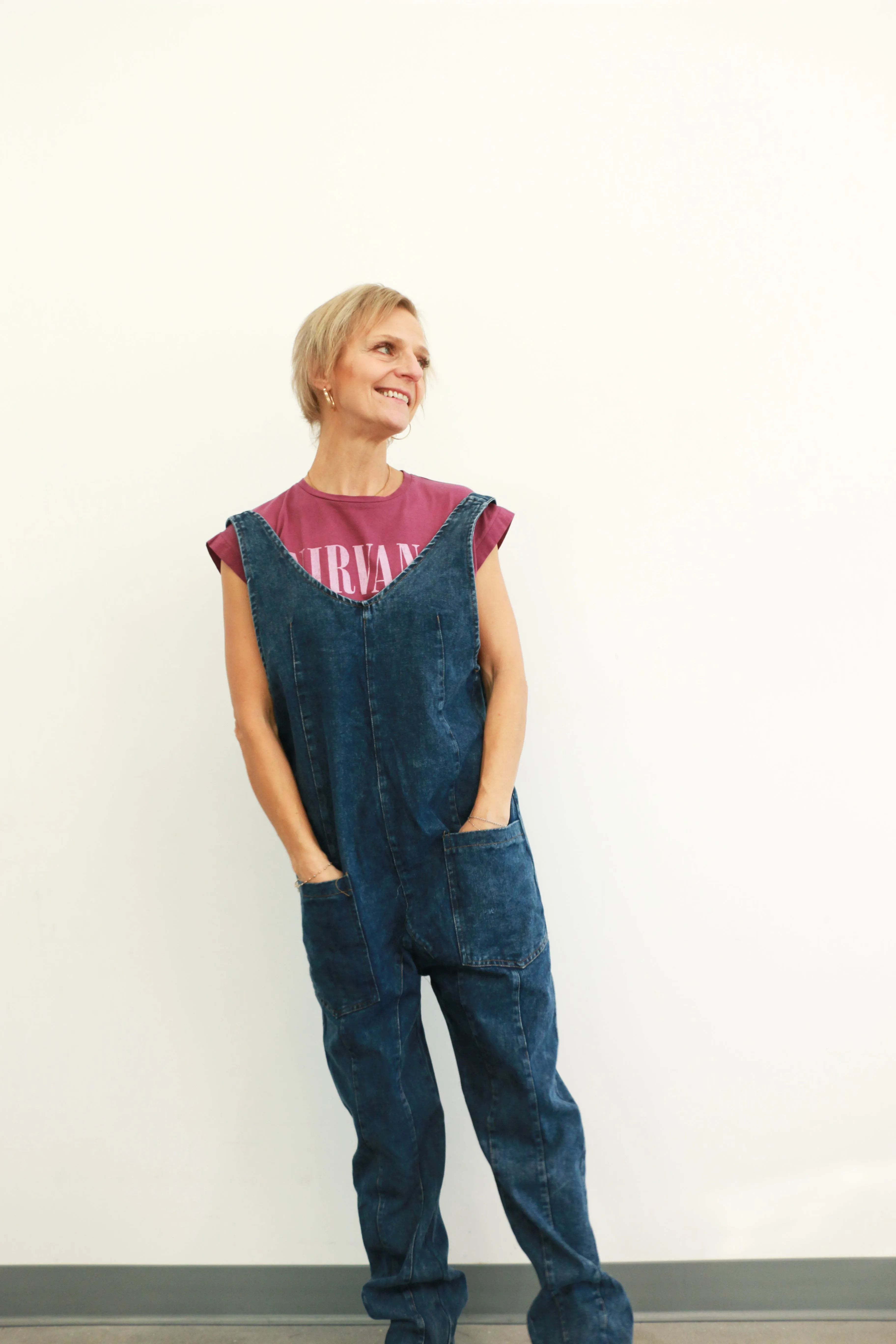 Denim Jumpsuit | Sapphire Blue sold by Bella Chic product image thumbnail 2