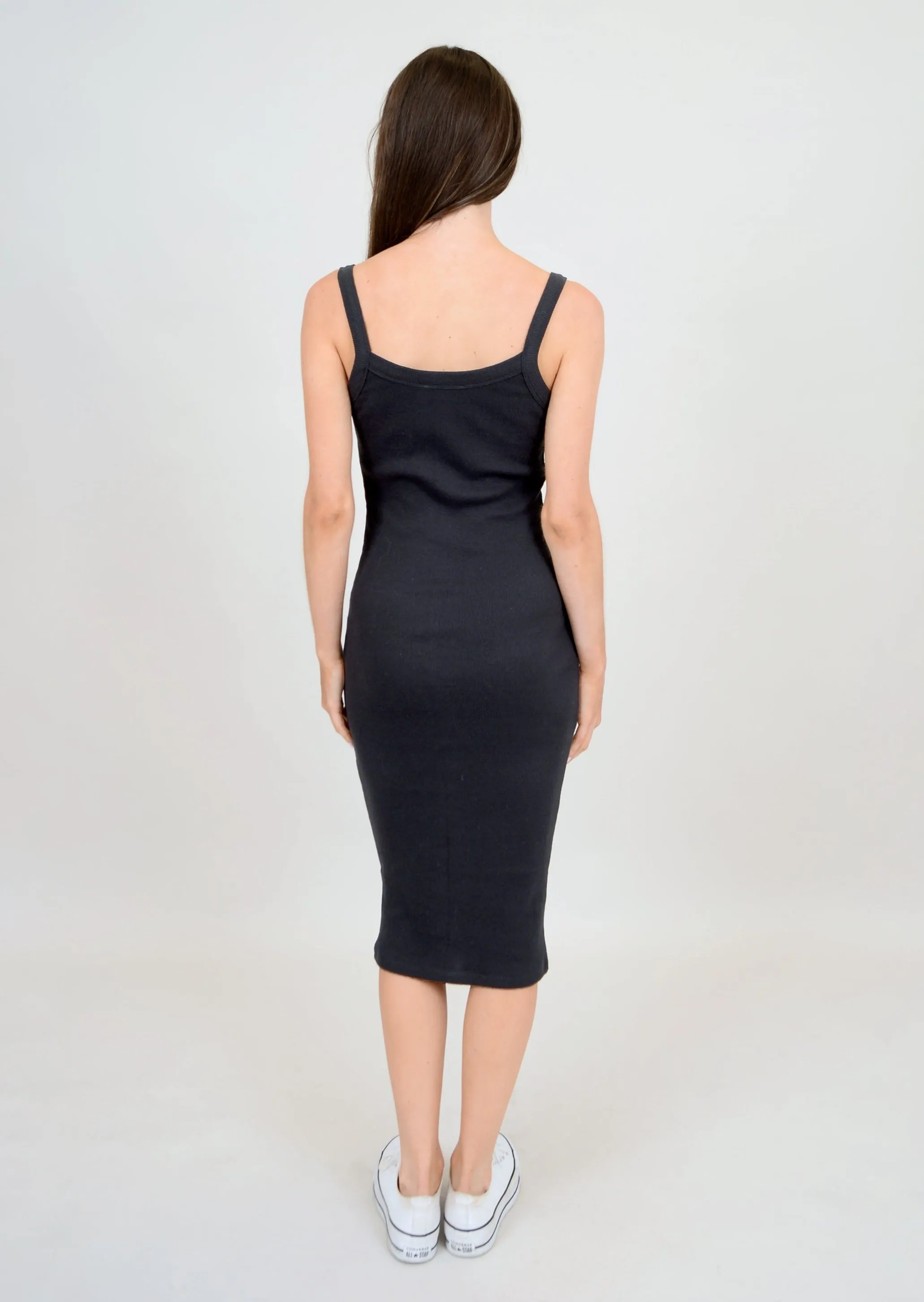 Stellie Strap Tank Dress | Black sold by Bella Chic product image thumbnail 3