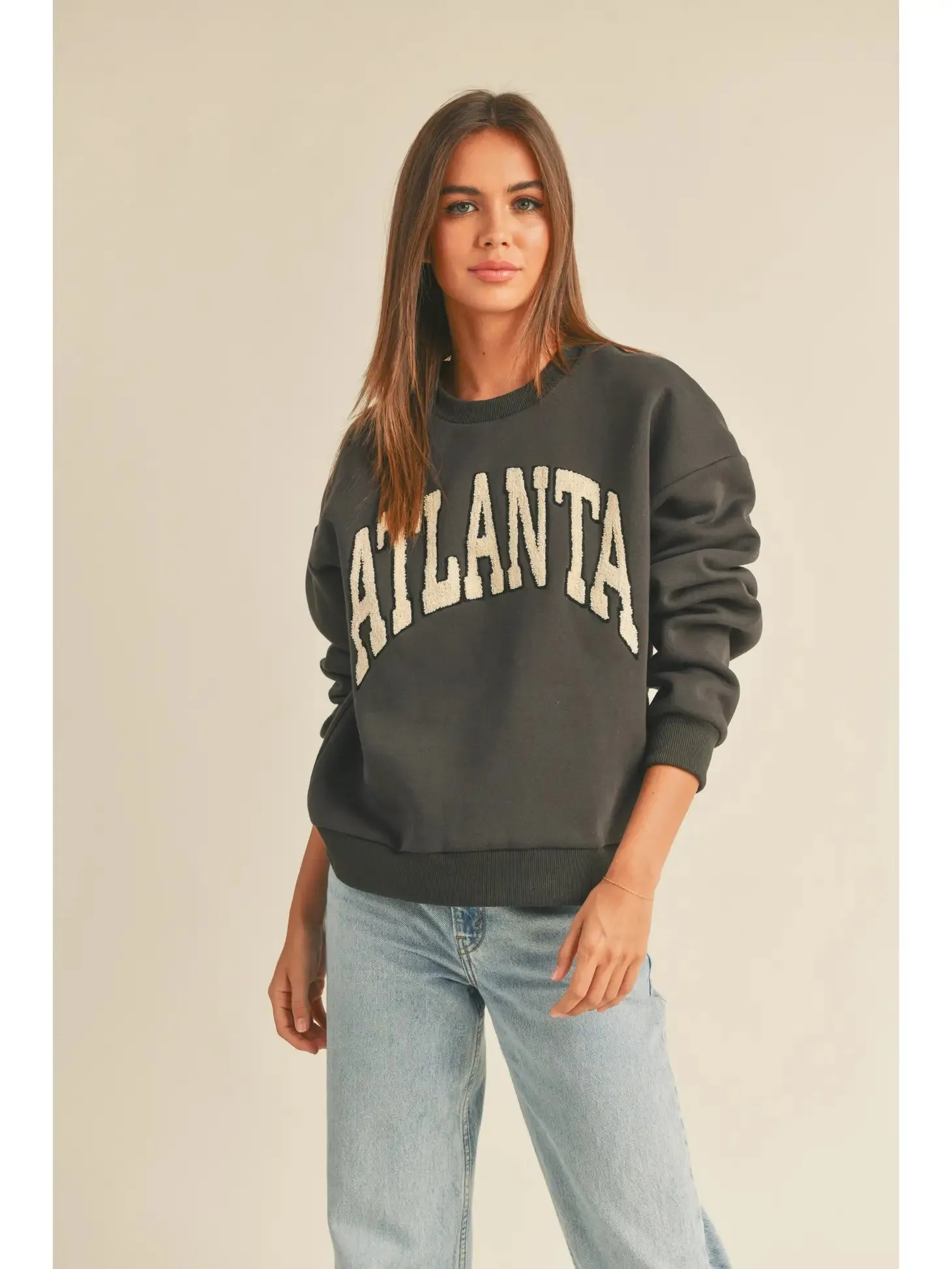 Atlanta Graphic Crew Sweatshirt sold by Bella Chic product image thumbnail 4