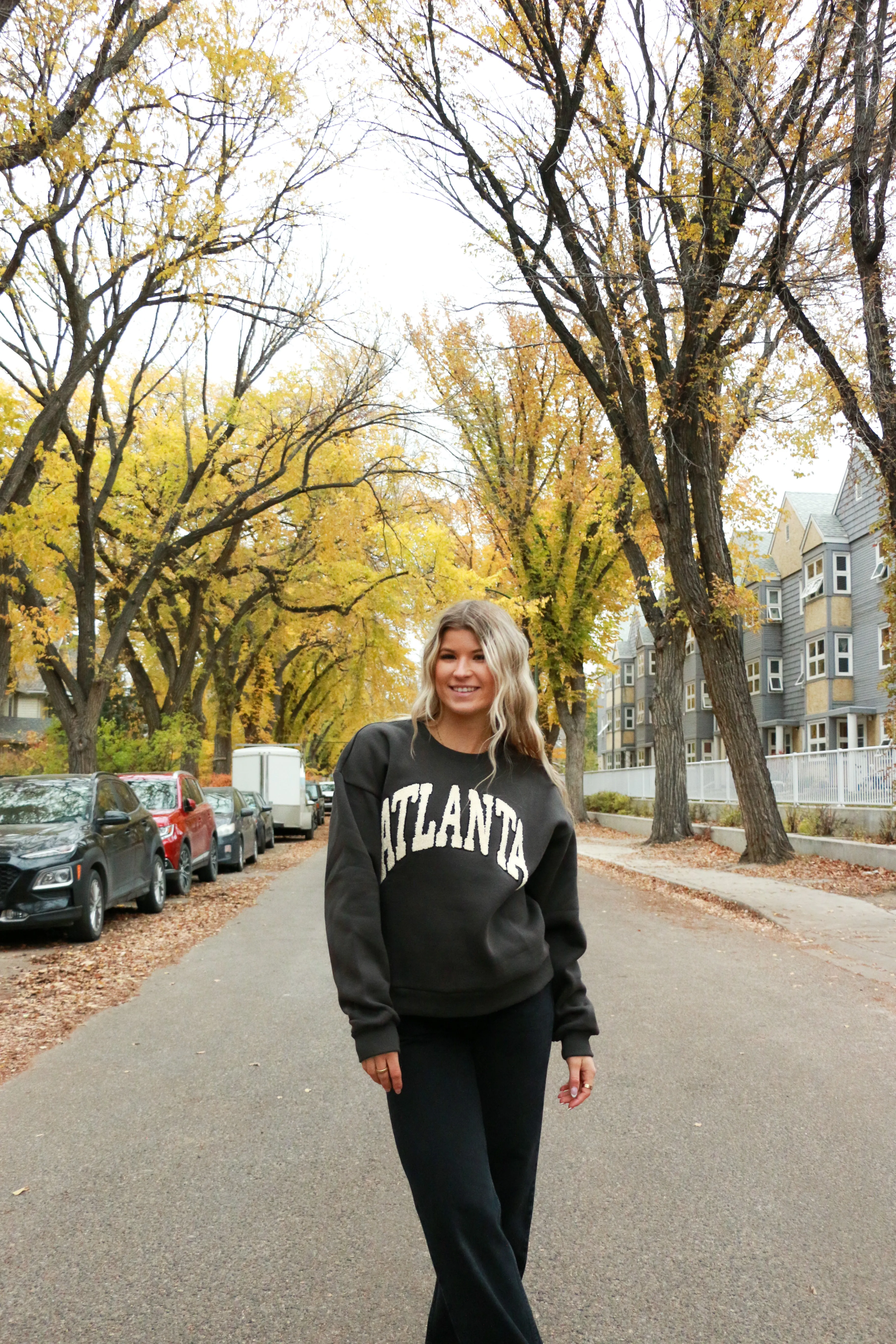 Atlanta Graphic Crew Sweatshirt sold by Bella Chic