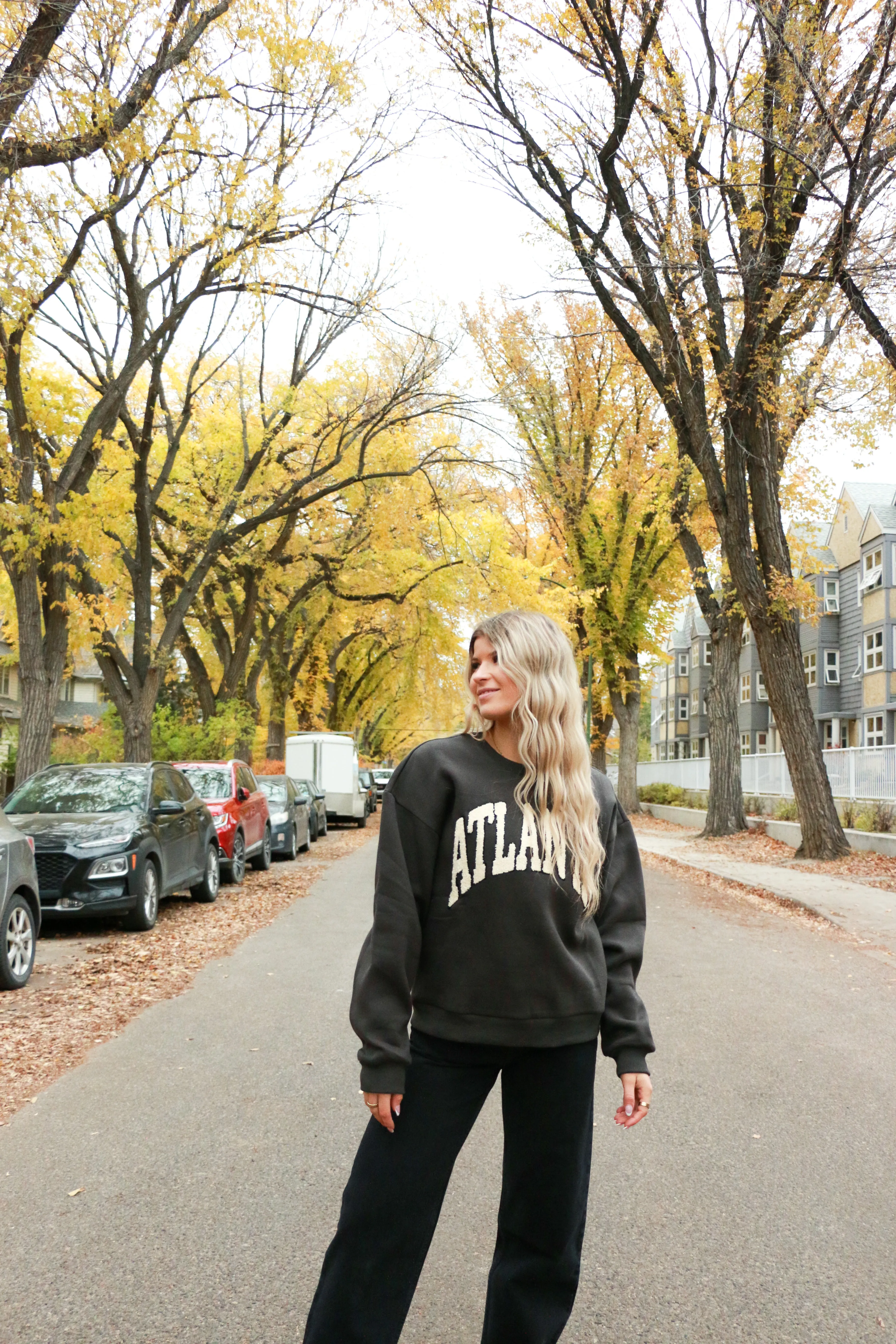 Atlanta Graphic Crew Sweatshirt sold by Bella Chic product image thumbnail 2