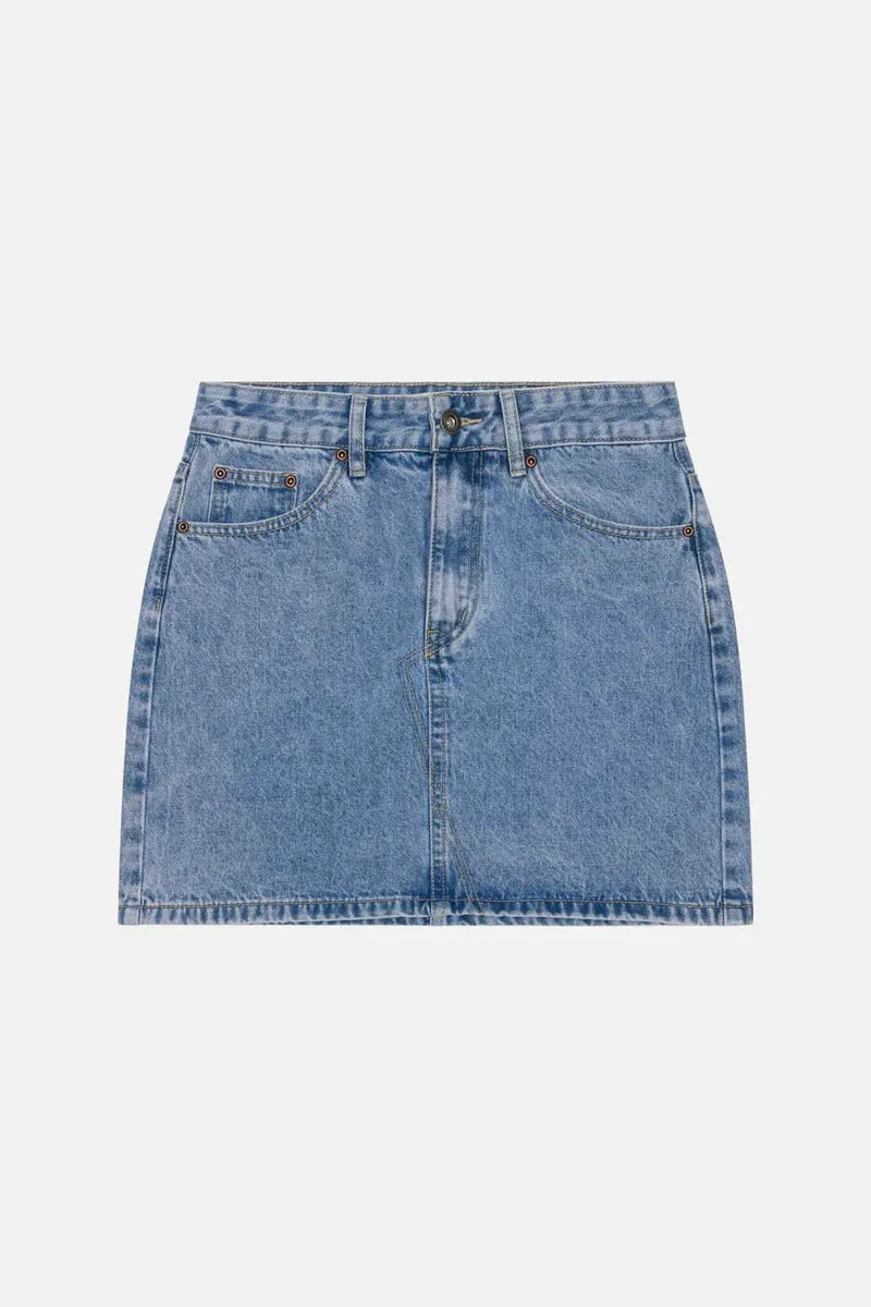 Mini Denim Skirt | Mid Blue sold by Bella Chic product image thumbnail 4