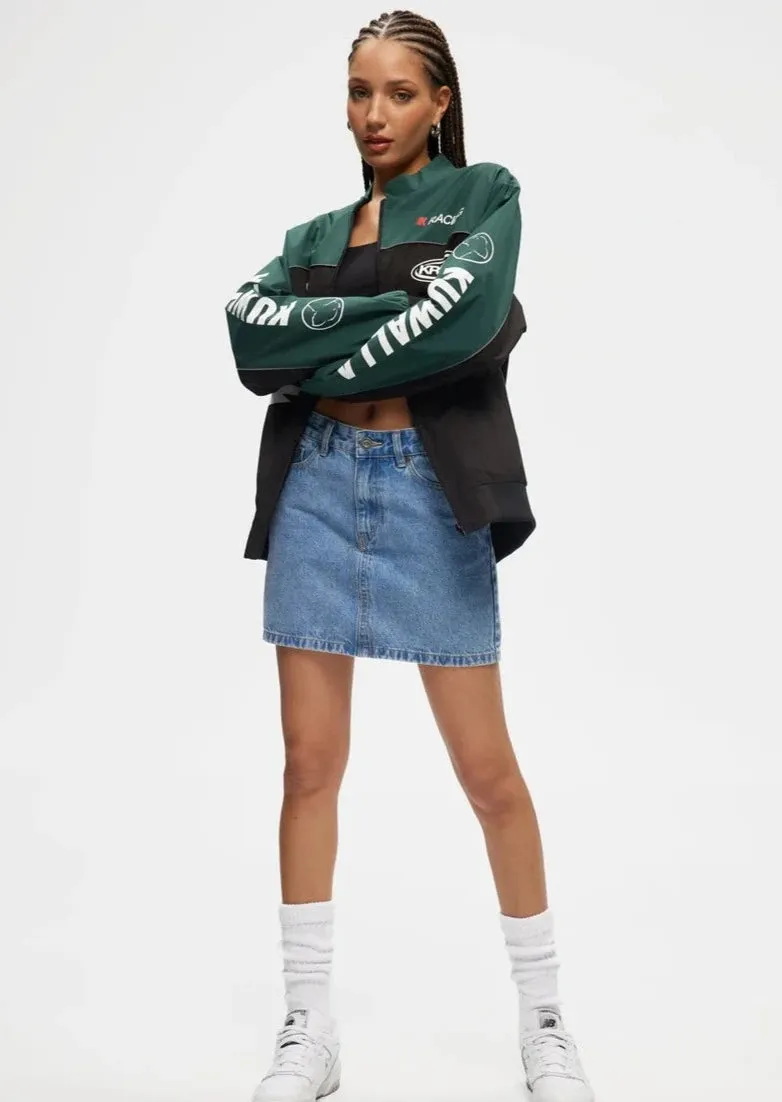 Mini Denim Skirt | Mid Blue sold by Bella Chic