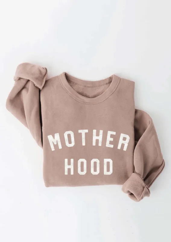 Mother Hood Fleece Pullover | Tan sold by Bella Chic