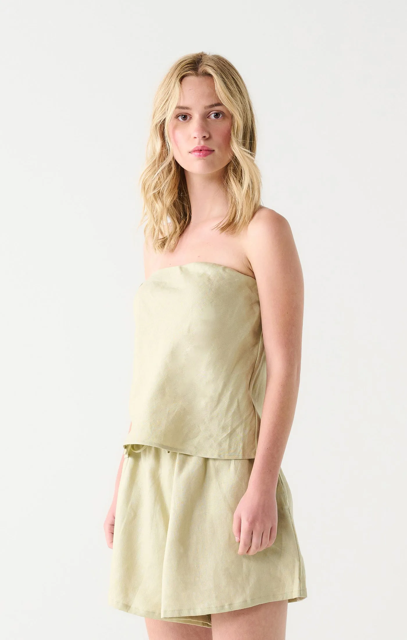Strapless Top | Soft Sage sold by Bella Chic product image thumbnail 2