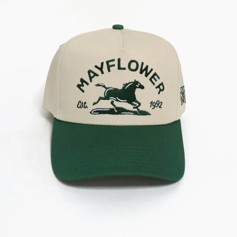 Mayflower Vintage Horse Cap | Green sold by Bella Chic