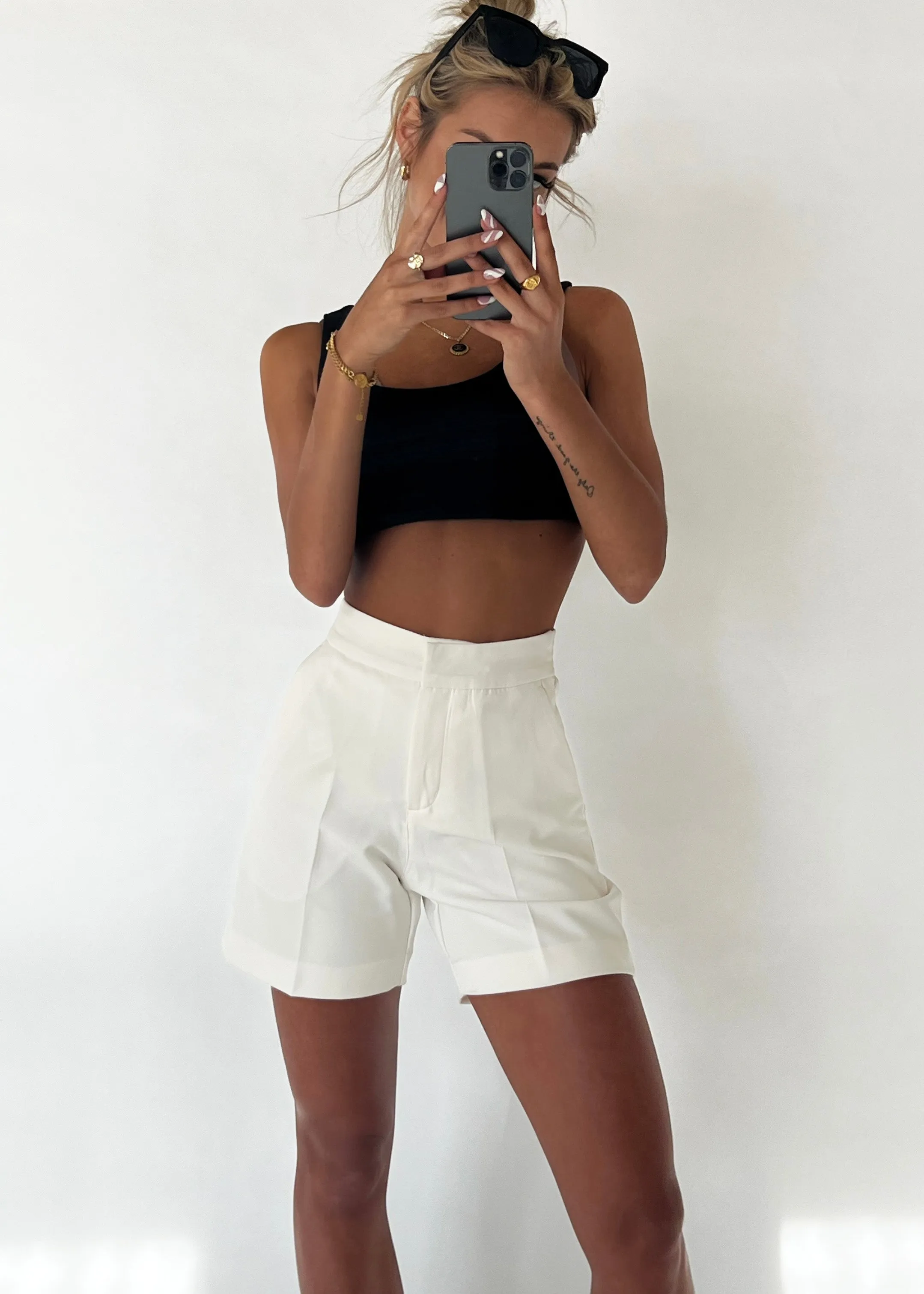 Kade Trouser Shorts | Birch sold by Bella Chic product image thumbnail 3