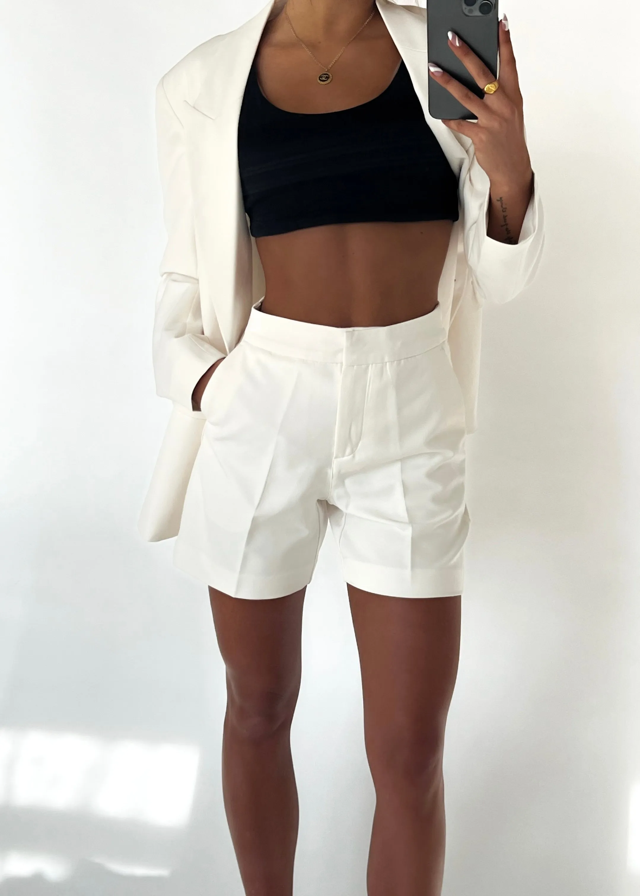 Kade Trouser Shorts | Birch sold by Bella Chic product image thumbnail 4