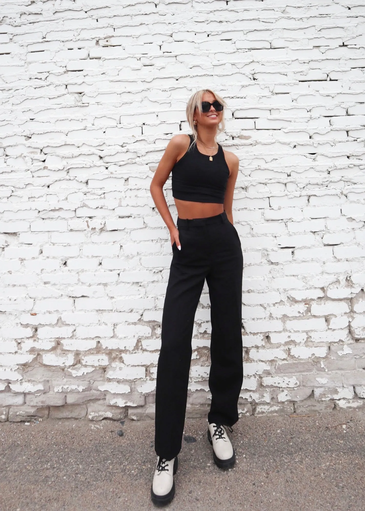 Blake Trouser Pant | Black sold by Bella Chic