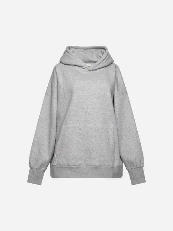 Boyfriend Hoodie 3.0 | Heather Grey sold by Bella Chic