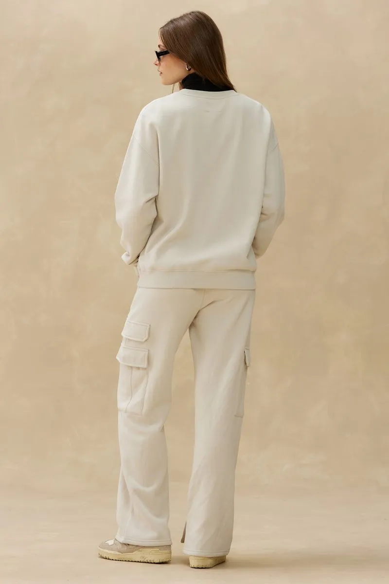 Crew Sweater 3.0 | Cream sold by Bella Chic product image thumbnail 2