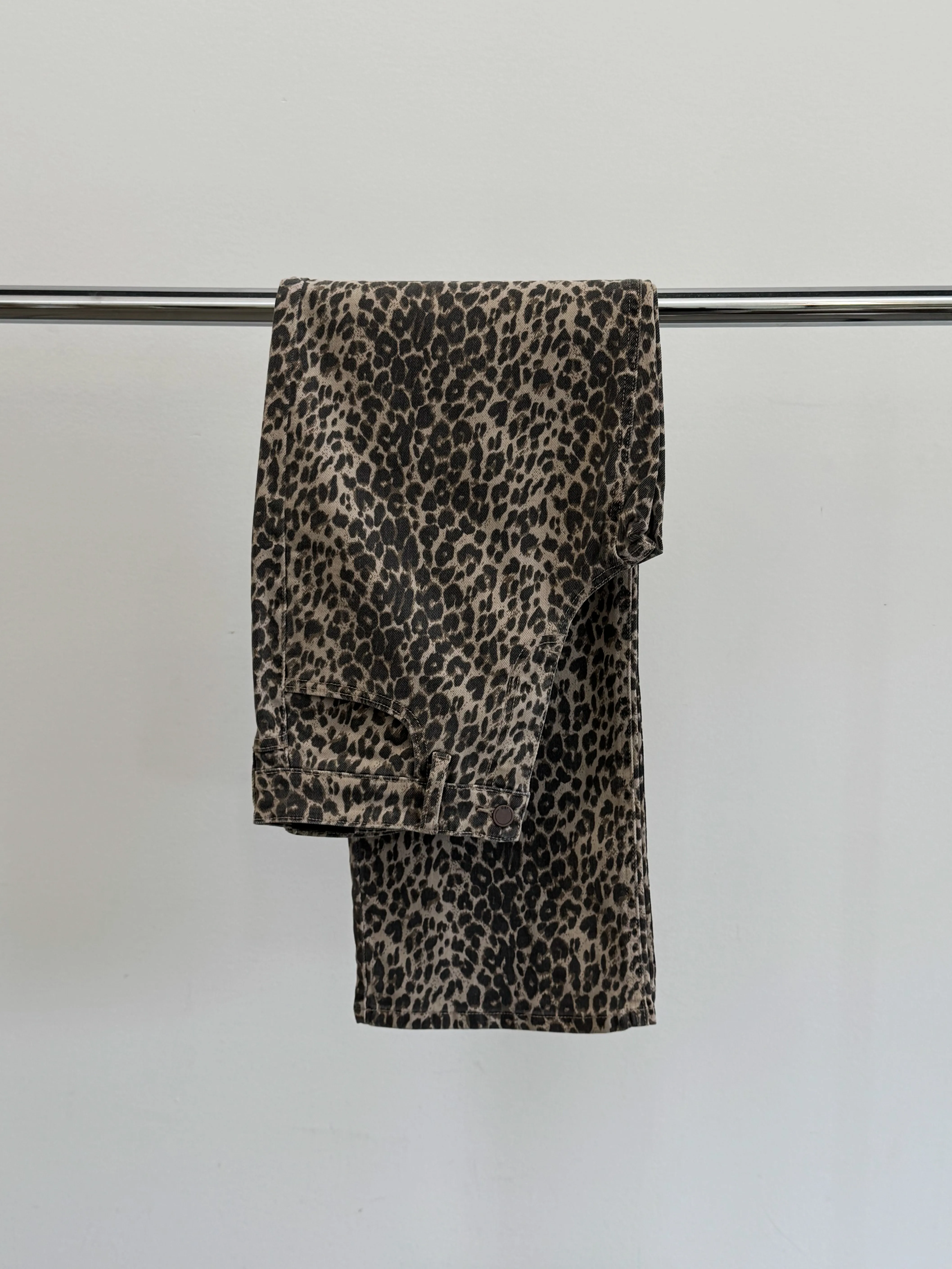 Low Rise Straight Leg Pant | Leopard sold by Bella Chic product image thumbnail 2