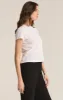 Modern Slub Tee | White sold by Bella Chic