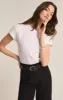 Modern Slub Tee | White sold by Bella Chic