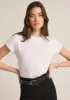 Modern Slub Tee | White sold by Bella Chic