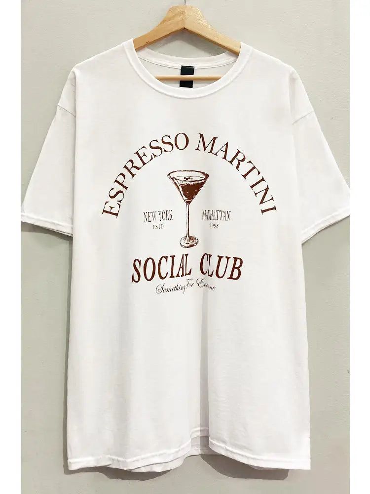 Espresso Martini Tee sold by Bella Chic