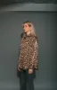 Bianca Satin Button Up Shirt | Leopard sold by Bella Chic