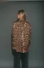 Bianca Satin Button Up Shirt | Leopard sold by Bella Chic
