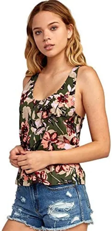 RVCA Wired Knit Floral Tank sold by Bella Chic