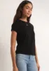 Modern Slub Tee | Black sold by Bella Chic