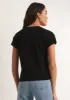 Modern Slub Tee | Black sold by Bella Chic