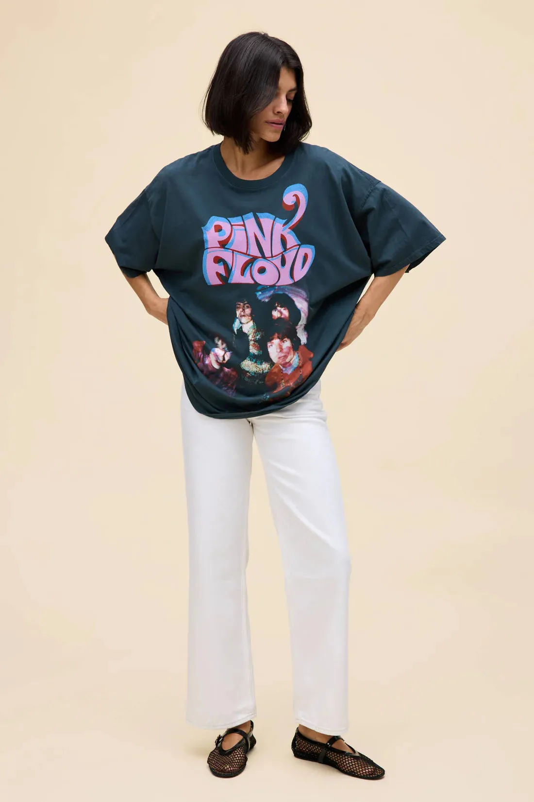 Pink Floyd UFO Club 1967 OS Tee | Vintage Black sold by Bella Chic product image thumbnail 3