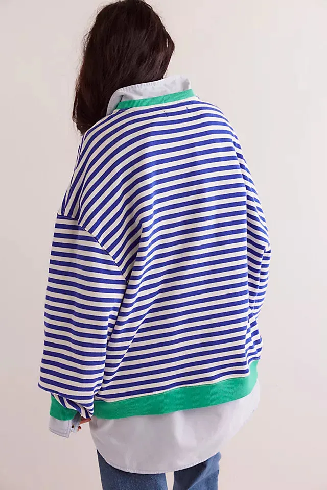 Classic Striped Crew sold by Bella Chic product image thumbnail 2