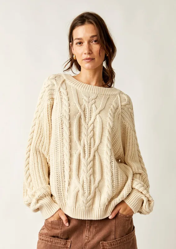 Frankie Cable Sweater sold by Bella Chic