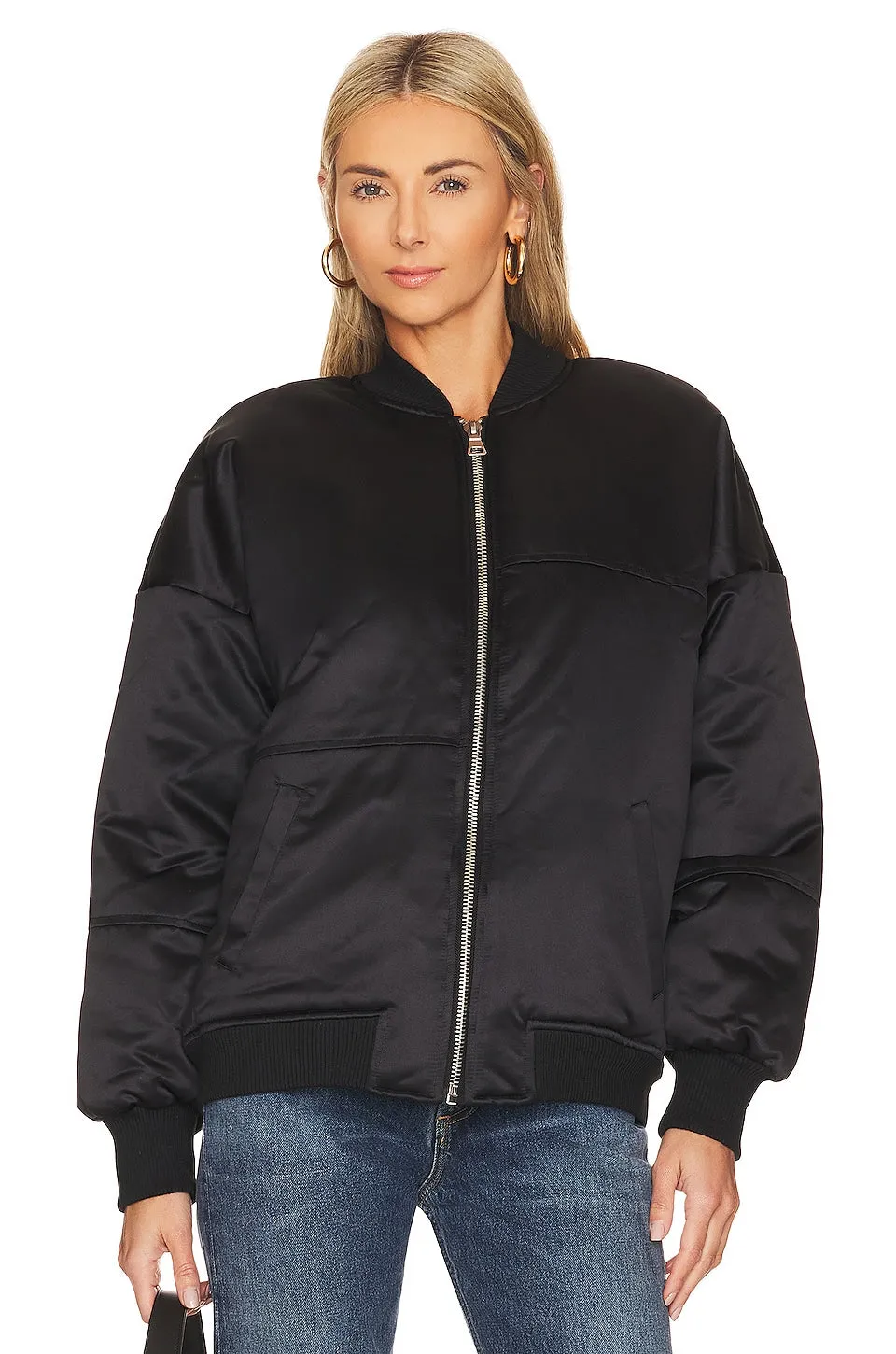 Rivera Bomber Jacket | Black sold by Bella Chic product image thumbnail 5