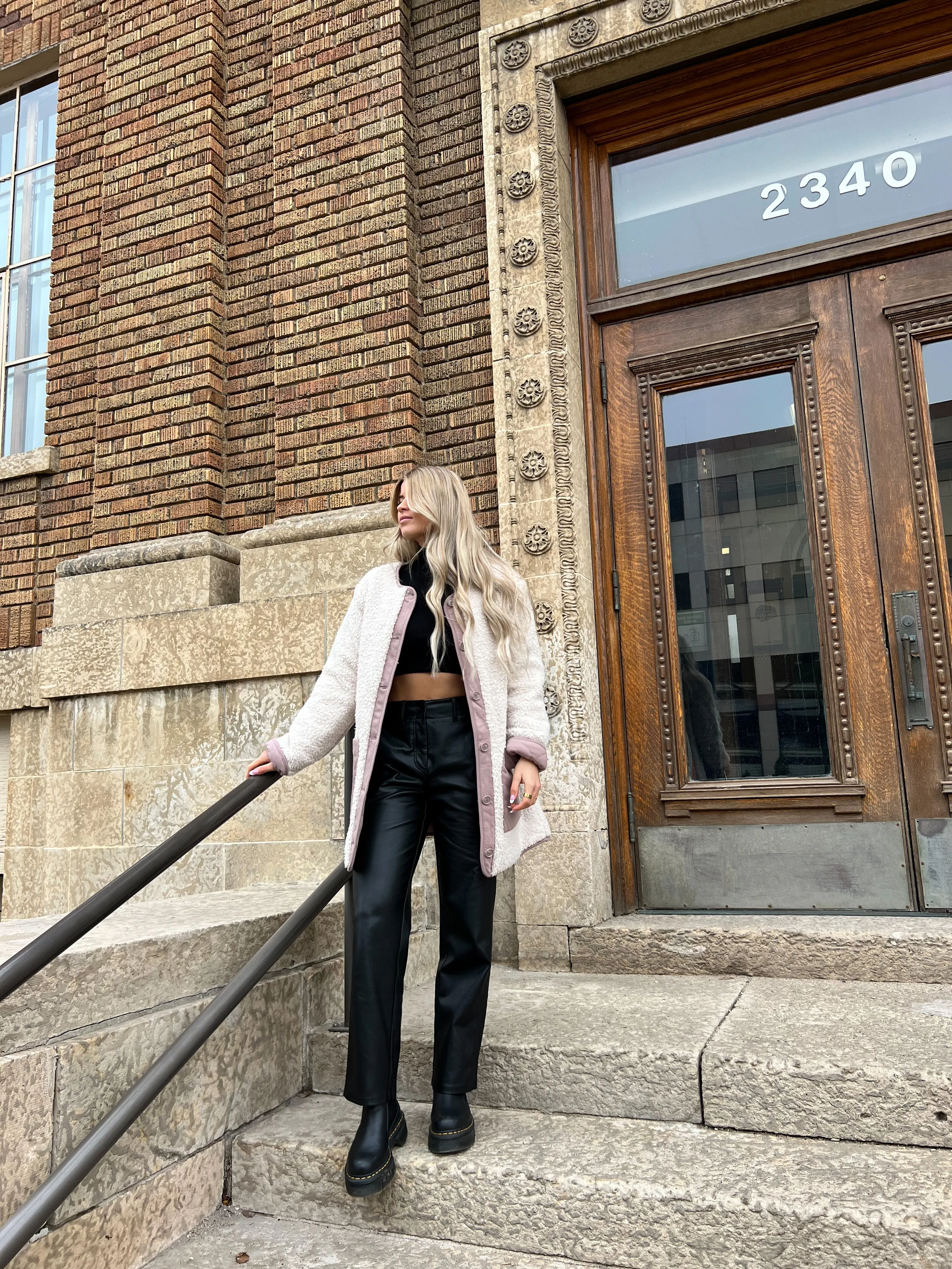 Randall Reversible Sherpa Jacket sold by Bella Chic product image thumbnail 4