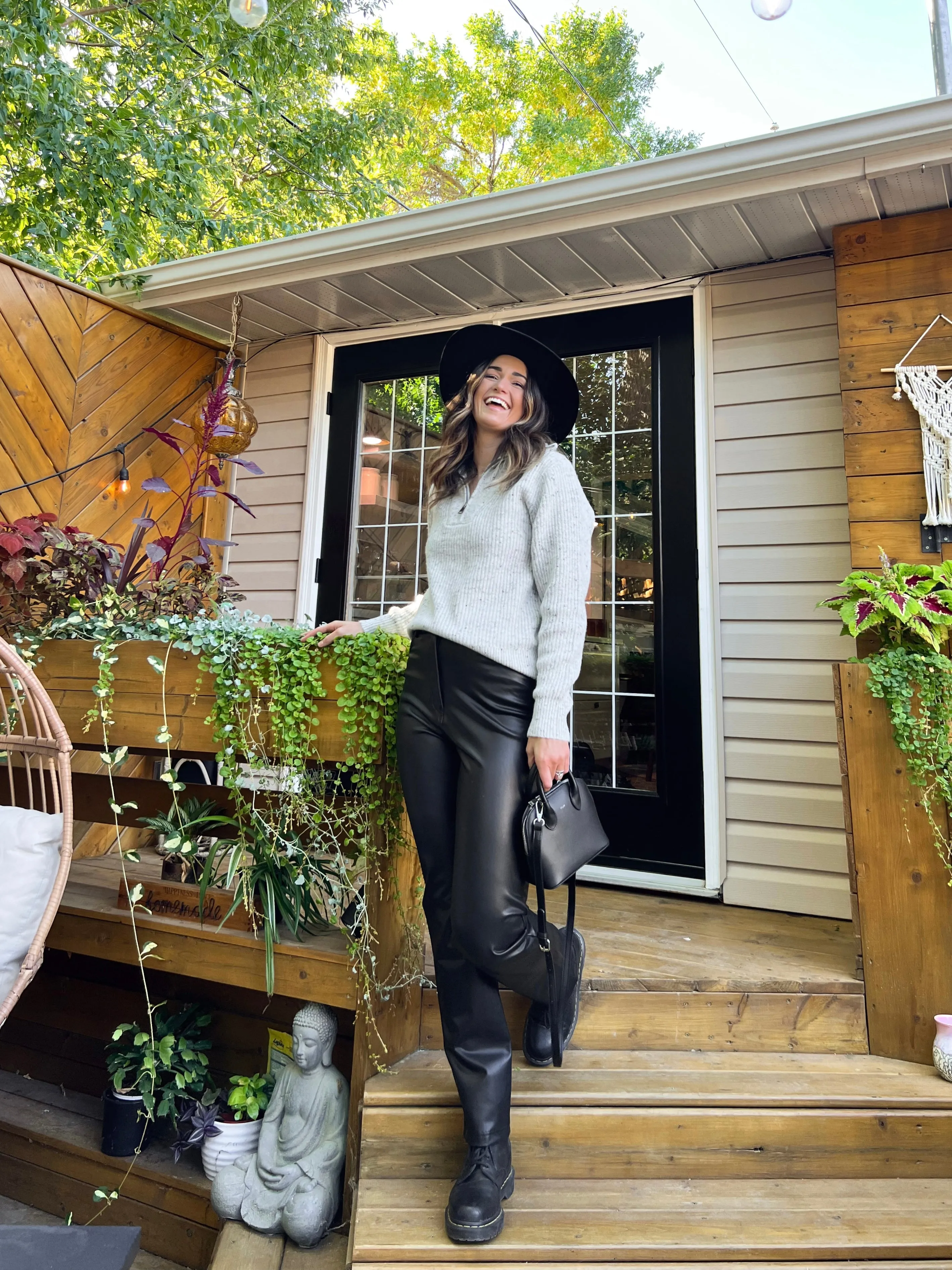 Kennedy Vegan Leather Pant | Black sold by Bella Chic product image thumbnail 4