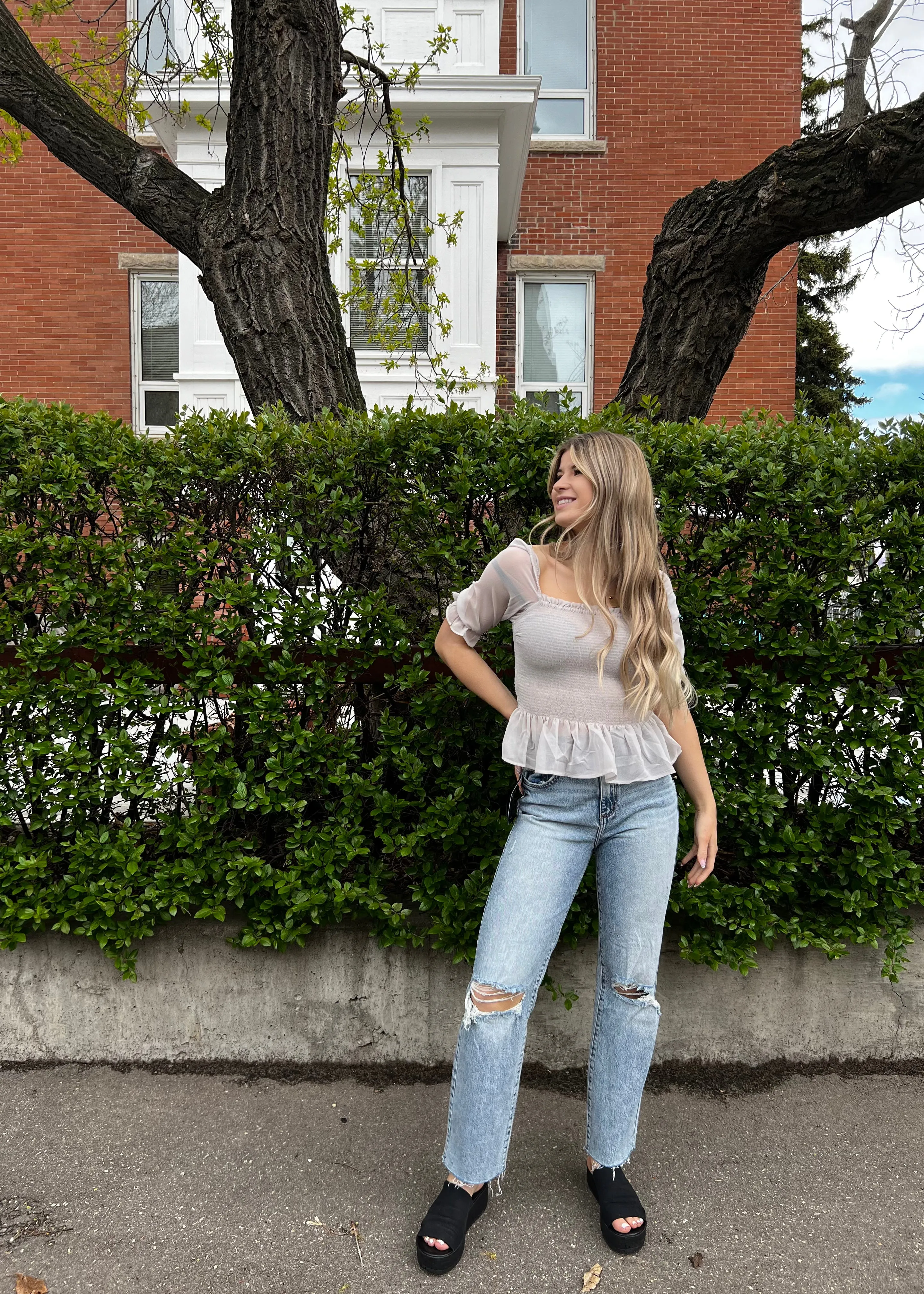 Cyrus Blouse | Violet Ice sold by Bella Chic