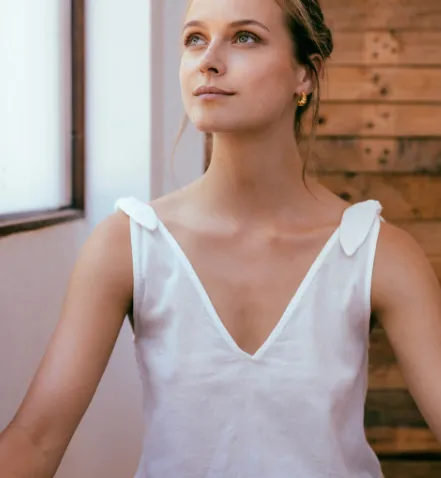 Seri Tank | Ecru sold by Bella Chic product image thumbnail 3