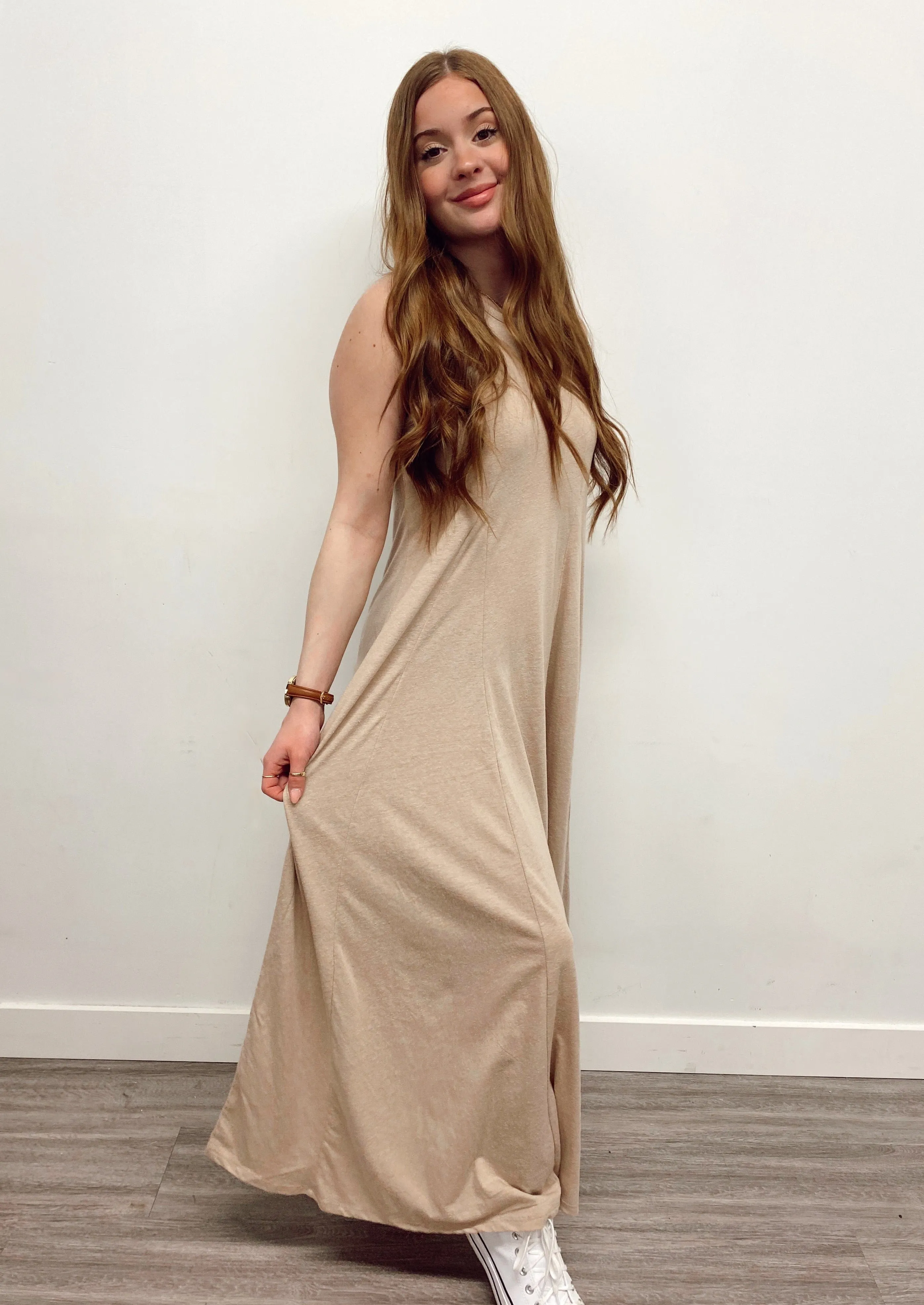 Varley Triblend Midi Dress sold by Bella Chic product image thumbnail 3